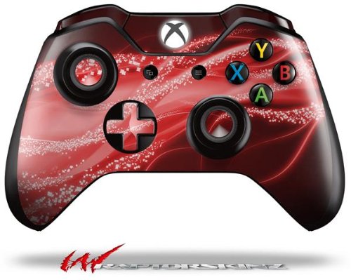 Винил во стилот на декорацијата на декларирање на винил, компатибилен со оригиналниот безжичен контролер на Xbox One Mystic Vortex Red