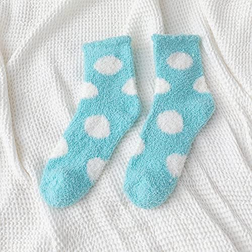 Машки Нејасни Чорапи Со Влечки Не Лизгачки Цвет Дебели Пријатни Кадифени Чорапи Со Влечки Супер Мека Мека Шема Спиење Домашни Чорапи