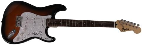 Крис Мартин потпиша автограм со целосна големина Fender Stratocaster Електрична гитара со PSA/DNA автентикација - Фронтмен на