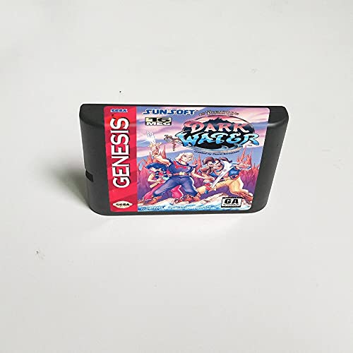 Темна вода Lksya - 16 -бит картичка за игра за игра за Sega Megadrive Genesis Video Game Console Castridge кертриџ