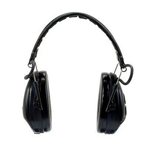 Тактички слушалки, над главата, црна