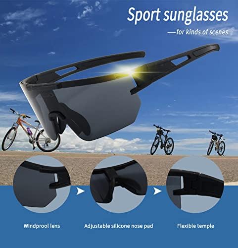 Спортски Очила За Сонце За Мажи Бејзбол Трчање Риболов Велосипедизам Очила На Отворено, Џиего Ув400 Заштита