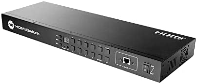 HDMI2. 0 Прекинувач 16x1 HDR10 Темпирана Јамка Автоматски Прекинувач 4K60hz IR Продолжување RJ45 TCP/IP RS232 Контрола 1u Решетката Монтирање