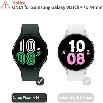 4-Пакет Калено Стакло Заштитник На Екранот За Samsung Galaxy Watch 5/Galaxy Watch 4 44mm, АНТИ-Магла 9H Анти-Гребење Водоотпорен Јасен Заштитник