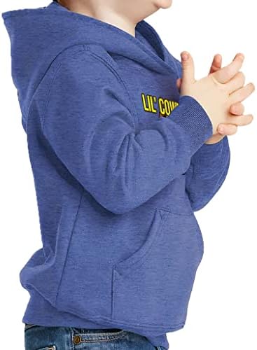 Лил 'каубојски дете пуловер Худи - Тексас сунѓер руно худи - симпатична качулка за деца