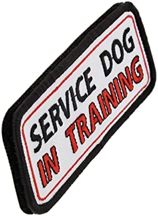 Мондо Медицинска Служба Куче Во Обука Лепенка, 4 во x 1.5 Во Работното Куче Извезени Етикета за Прицврстувачи, Елеци