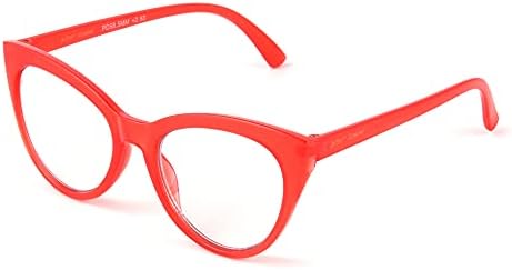 Бетси Џонсон Рет Сини Светлосни Очила За Читање, Сјајна Црвена, 62мм