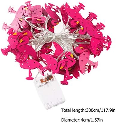Abaodam 1set насликани Flamingo Божиќни жици светла Декоративни простории LED светла