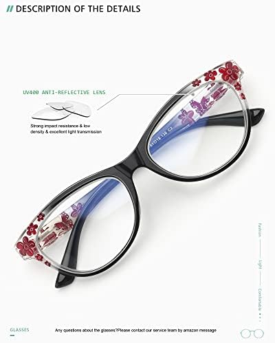 Ајјадо читање очила Womenените сина светлина - 2,5 компјутерски читатели мажи женски модни лупа на очила измамници против синиот зрак блокирање