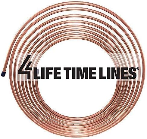 4lifetimelines Вистинска легура на бакар-никел не-магнетна калем за цевки за сопирачките, 5/16 x 25