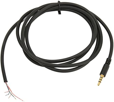Кабел за поправка на слушалки за игри на Dauerhaft, ОФЦ ОФЦ, за замена на јадрото, стабилно сигнал ПУ Шел, Танглфри за слушалки за игри