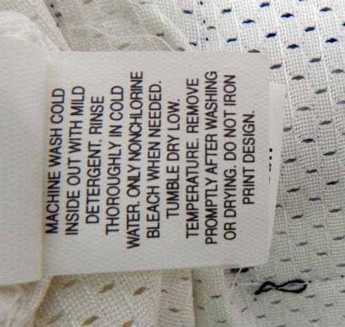 2003-04 година во Индијана Пејсерс Остин Кросери 44 Игра издадена бела маичка тврдо дрво CLS - НБА игра користена