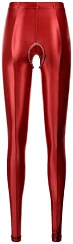 Vxuxlje жени 80D сјајни сјајни активни перформанси клупски перформанси Клупски хулахопки за јога панталони