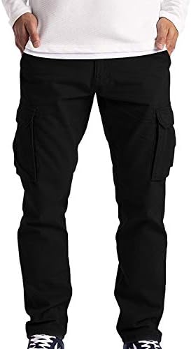 Лциво Машки Мулти-Џебови Карго Панталони Тока Удобност Директно Товар Панталони Секојдневна Работа Панталони За Секојдневно Носење