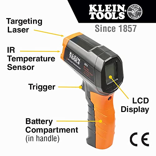 Klein Tools 80067 Комплет за електричен тест со IR дигитален термометар, мултиметар, не-контактниот тестер за тестер за напон и тестер