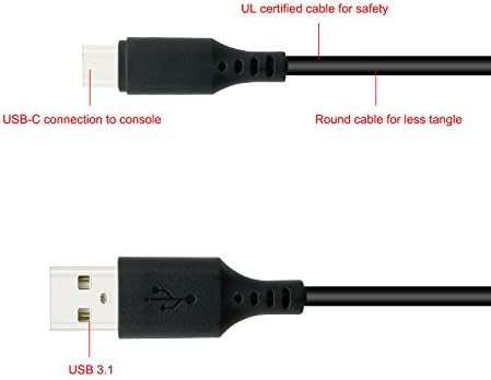 Кабел за полнење FYOUNG за прекинувач OLED/SWITCH LITE/SWITCH/PS5/XBOX SERICE X/S CONTROLLER, FAST CHALGER CABLE USB C-кабел за Galaxy