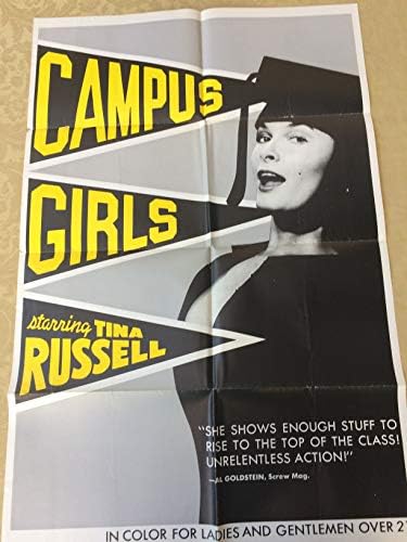 Девојки во кампусот во која глумат Тина Расел, оригинален филмски постер 1973 година