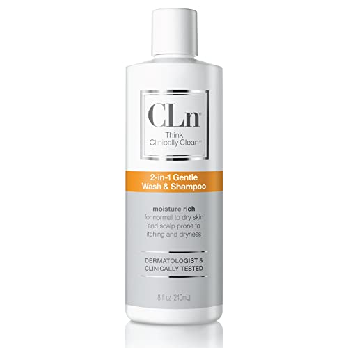 CLn® 2-во-1 Нежно Перење &засилувач; Шампон-Мултифункционално Чистење Со Глицерин За Навлажнување &засилувач; Смирување На