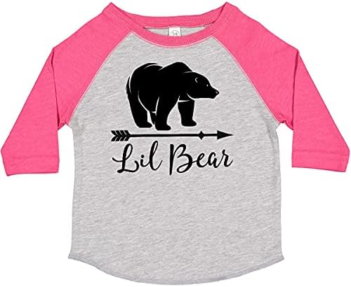Инктастична лил мечка момчиња симпатична маица за деца за бебиња