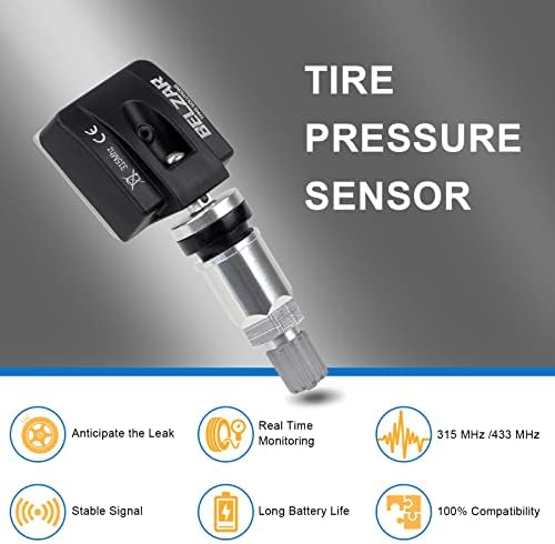 Сензори за мониторинг на притисок на гумите во Belzar TPMS препрограмиран сензор 315MHz компатибилен со F-150 F-2550 F-350 Ford