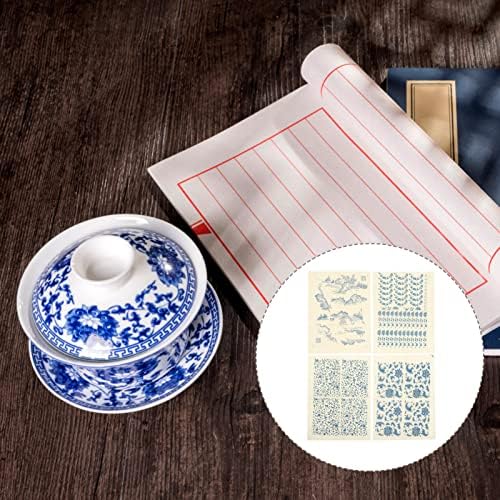 Sewacc керамички декорации глинена хартија за пренесување грнчарски преобразници за пренесување на цветна хартија порцеланска декорална хартија