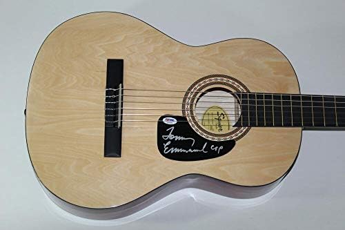 Томи Емануел потпиша акустична гитара за автограм Фендер бренд - Патувањето Ц ПСА