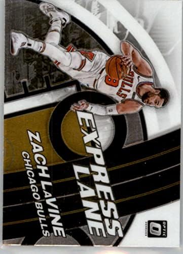 2021-22 Донрус Оптичка експрес лента 22 Zach Lavine Chicago Bulls NBA кошаркарска трговија картичка