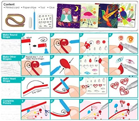 Ц. Комплети за дизајн на 3Д хартија за деца, направете своја сопствена хартија уметност