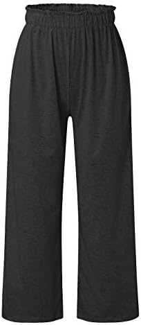 Кошаркарски панталони за етики за жени дами соитсолид со долг пантшолидеј плус формална формална костум за пантолони