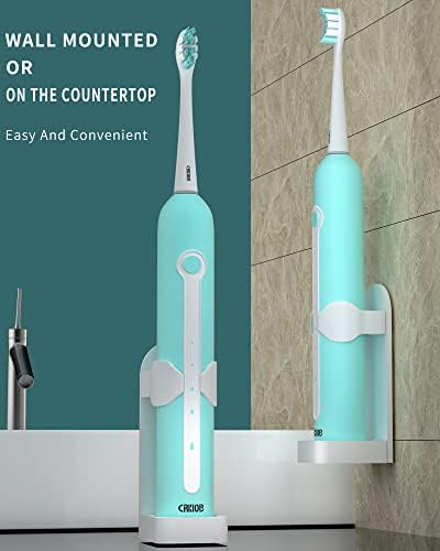 Crkiob Електрична четка за заби за возрасни Ултразвучни четки за заби за полнење Едно полнење за 180 дена Употреба со 2 глави
