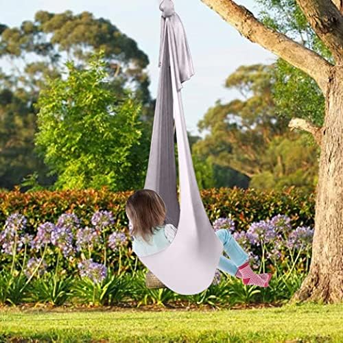 FtVogue Aerial Yoga Hammock 39,4 x 110.2inch Безбедно дишење Ослободете ја болката еластична хамак за деца за јога деца користат вежби