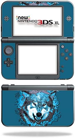 MOINYSKINS Кожа компатибилна со Nintendo New 3DS XL - Wolf Shatter | Заштитна, издржлива и уникатна обвивка за винил декларална обвивка