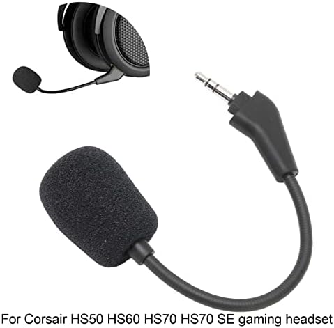 Замена на микрофон Замена на кислород стабилен бакарен јадро, чист звук замена за игри, длабок бас за HS70 SE за HS50
