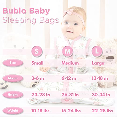 Бебешко Ќебе За Носење, Памучни Вреќи за Спиење 6-12 Месеци, 2 Пакувања Унисекс Вреќа За Спиење Вреќа, Средна Големина, 2-Насочен Патент,