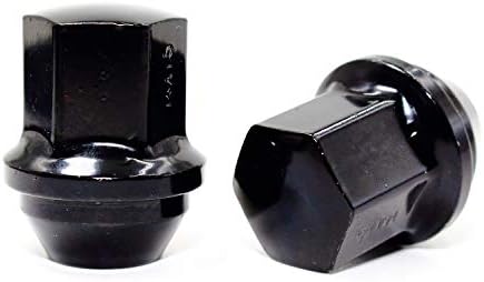 Сет од 20 Veritek 14x1.5mm Black 7/8 22mm Hex Duplex Acorn Oem Style 1,5 инчи 38,5 mm lug ореви за фабрички тркала VPE-14155330BK
