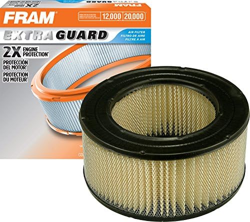 Fram Extra Guard HD Round Plastisol Engine Filter Filter Замена, Easy Install W/ Напредна заштита на моторот и оптимални перформанси,