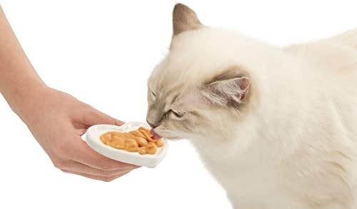 Катит Кремасто Керамичко Срцево Јадење, Јадење За Хранење Мачки