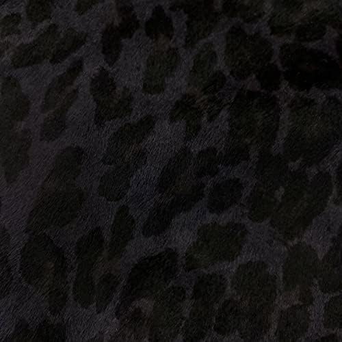 Темна леопард кавалино коса на оригинална кожа теле