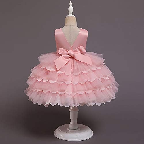 Idopip дете бебе девојчиња туту фустан лето краток ракав памук памук принцеза роденденска забава забава тул фустани обична облека