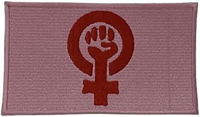 Генерички Политички Знаме Печ Извезени Феминистички Железо На Печ Амблем