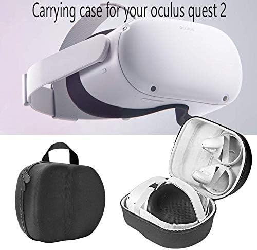 Случај за komepesu vr за слушалки за игри на Oculus Quest vr, преносен куќиште за патувања во тврда ЕВА за 2 слушалки за VR и додатоци