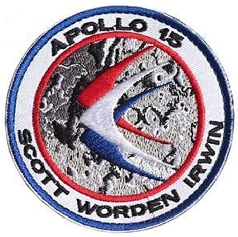 НАСА АПОЛО 15 Мисија Скот/Ворден/Ирвин Везење Патче воена тактичка облека додаток за ранец на налепница на налепница за налепници за налепница