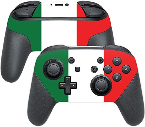MOINYSKINS Skin компатибилна со Nintendo Switch Pro Controller - италијанско знаме | Заштитна, издржлива и уникатна обвивка за винил декларална