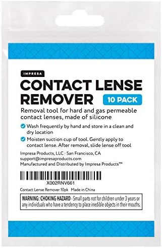 [10 пакет] Алатка за отстранување на леќи за контакт за леќи за RGP - Куп за вшмукување за отстранување на контакт со очите