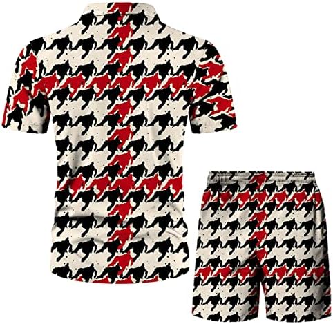 Xiloccer џогирање костуми за мажи капчиња со две парчиња сет летна облека за коктел мажи кои се обидени машки облеки за кошула сет на плажа