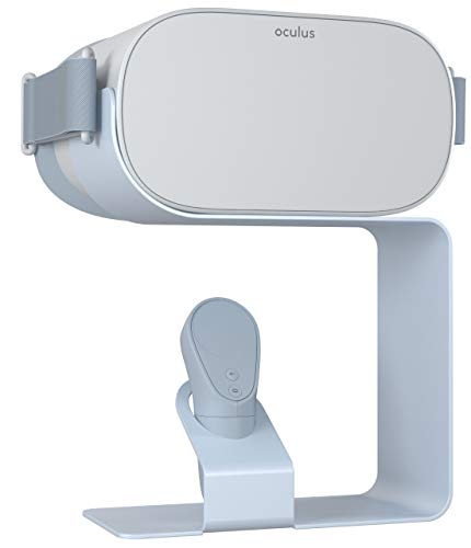 Skywin Display Stand For Oculus Go со силиконски контролер на кожата - Компактен штанд за алуминиум ги обезбедува и ги прикажува