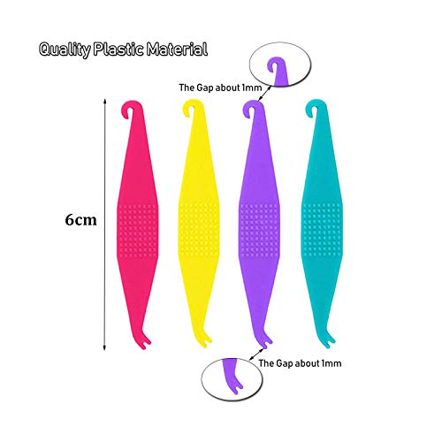 Стоматолошки еластични гумени ленти за пластични пластични еластични плакари за еднократна употреба, пакет од 30, разнобојни