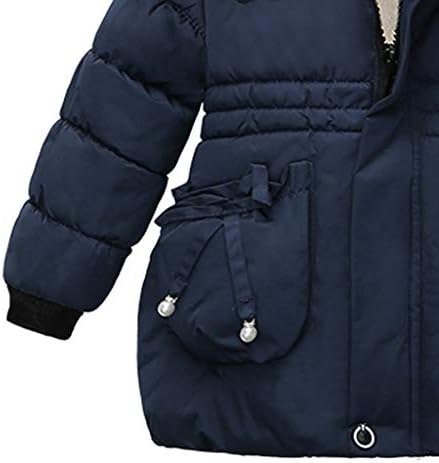 Снег деца Худи јакна зимска густа надворешна облека топла патент девојки Деца палто девојки палто и јакна снежна јакна дете дете