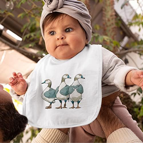 Бебешки Лигавчиња За Печатење птици-Графички Лигавчиња За Хранење Бебиња - Гуски Лигавчиња За Јадење