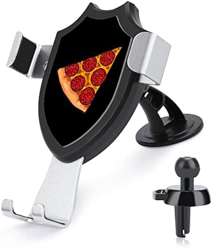 Pepperoni Pizza Car Phone Mount Hands Free Air Vent Cell Tephone Shoter со паметен телефон iPhone Automobile Cradles Universal
